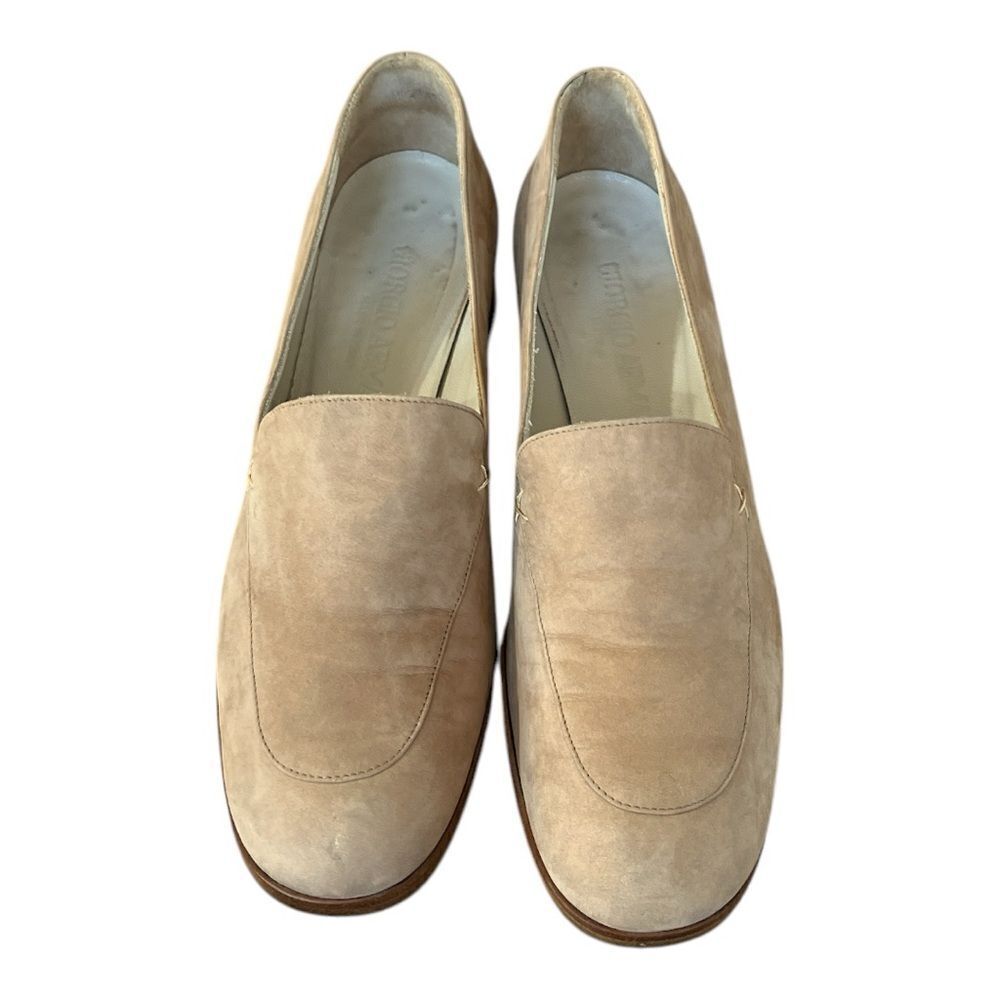 Giorgio Armani Suede Natural Loafer in Size 37 Eur/ 7 US - Picture 3 of 7
